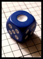 Dice : Dice - Game Dice - Unknown Blue Oriental - Resale Shop Dec 2010